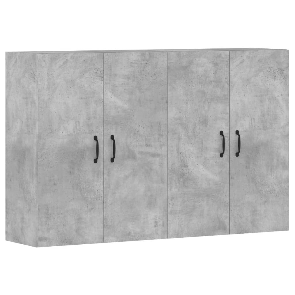 Tomostar Armoire Suspendue Cuisine Lyon - Meuble Haut Gris Béton 30x31x60 Cm, Capacité 60kg