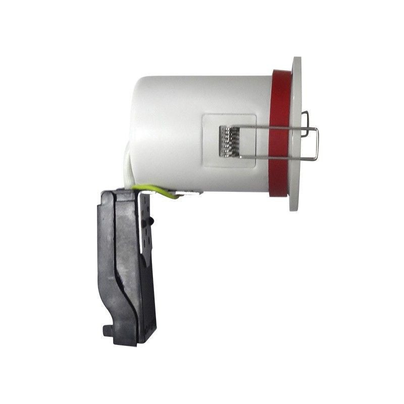 Support plafond rond BBC - Blanc - Ø88mm - Douille automatique GU10 - 2