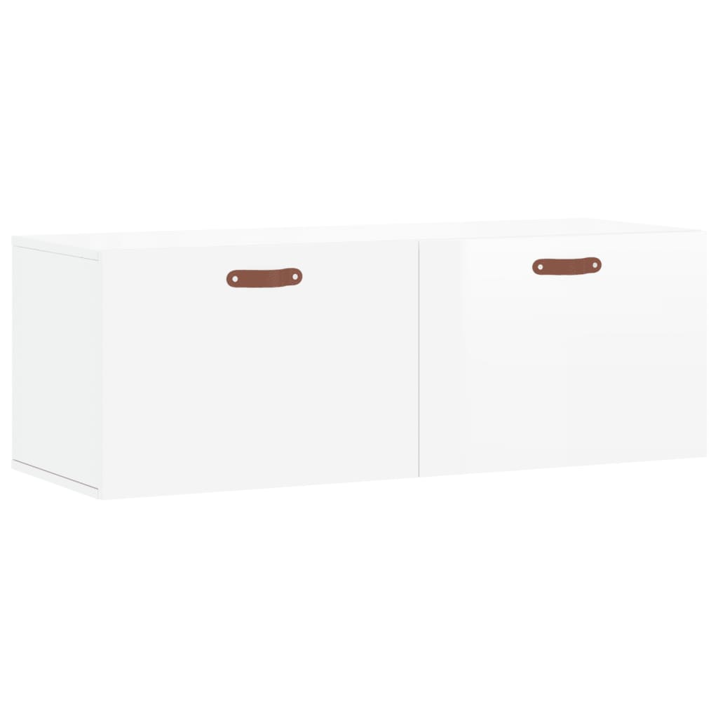 étagère Rangement Murale 80x30x35cm Armoire Murale Sufrk - Pin Massif Blanc 80x30x35cm Style Industriel étagère Bois Flottante