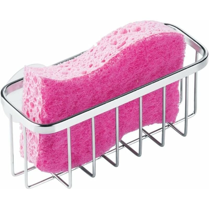 Koszyk z przyssawką do zlewu kuchennego, stal nierdzewna - wersja polerowana