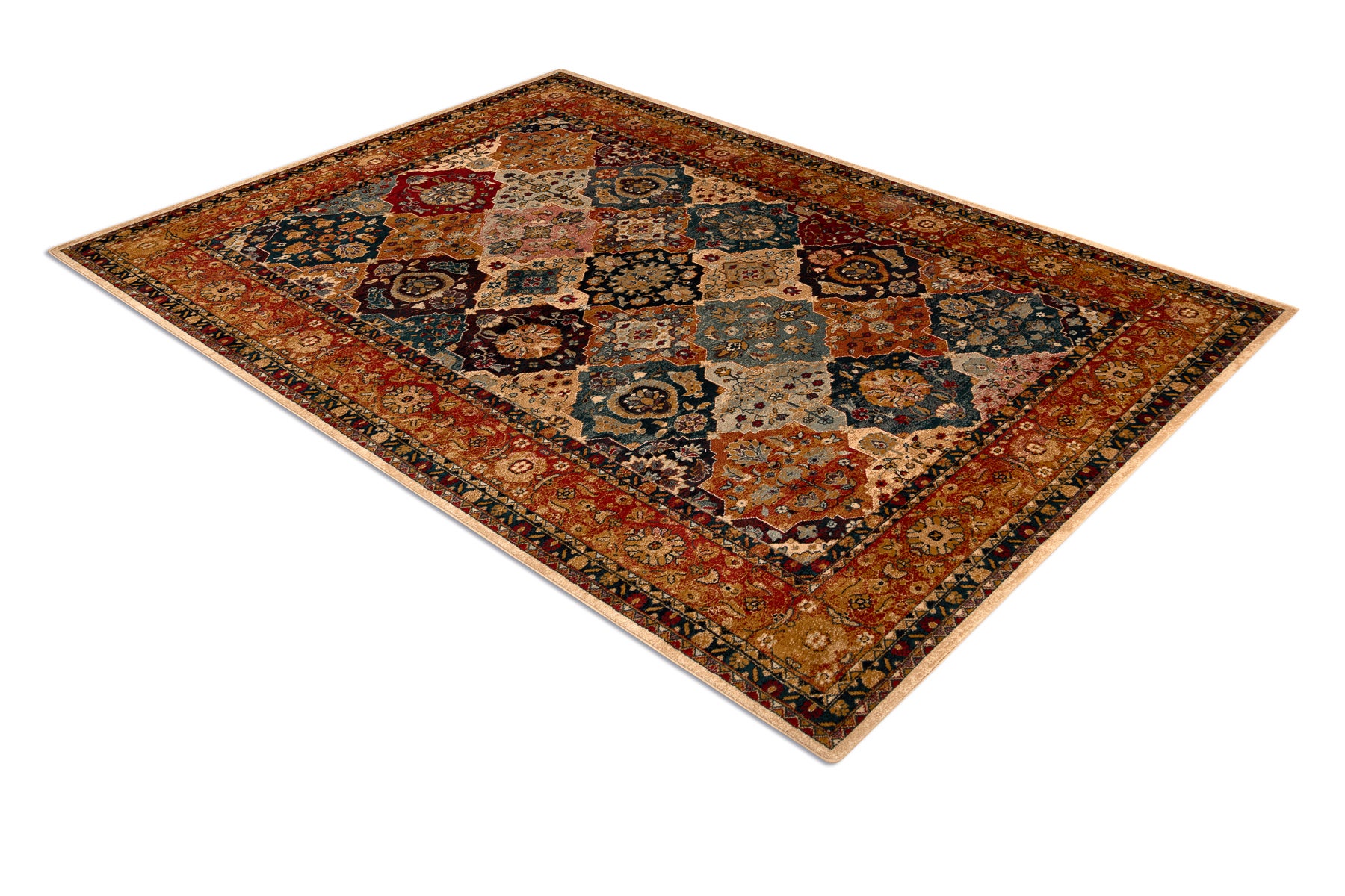 Tappeto di lana POLONIA Azer cornice, orientale, rossa 200x300 cm - 3