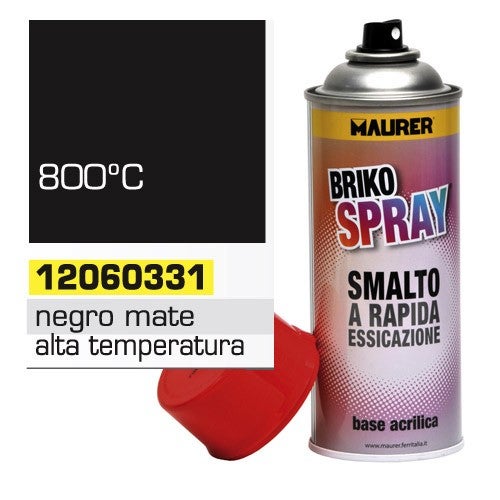 VERNICE SPRAY ML.400 ALTE TEMPERATURE NERO - Foto 11