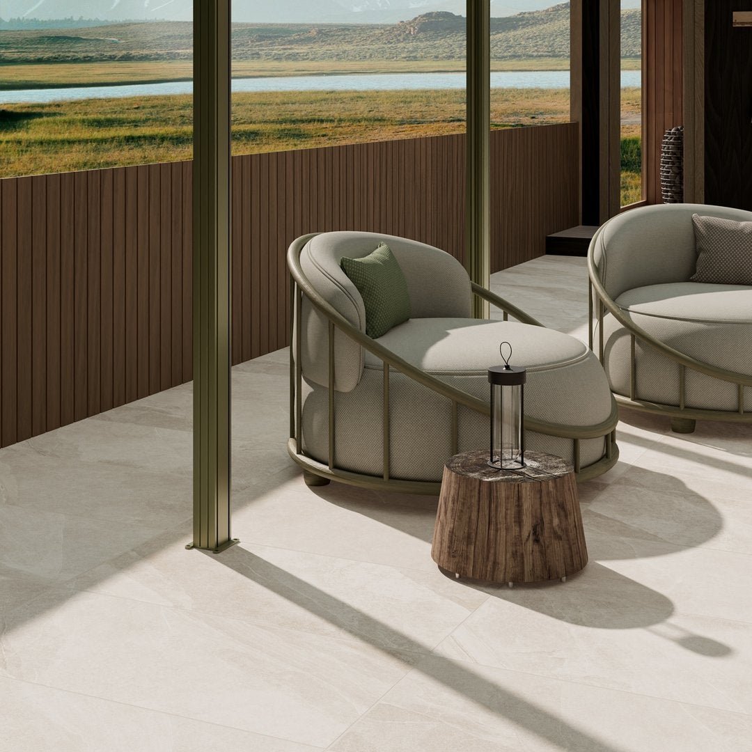 Ardesia Elegante Sabbia 20 mm Outdoor - Piastrelle 60x60x2 cm 20 mm - ISA 9001 60x60 GRIP R11 20 mm - 3