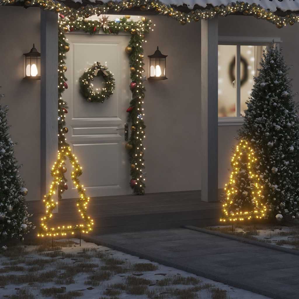 Świąteczna choinka na szpikulcach, 115 LED, 90 cm vidaXL