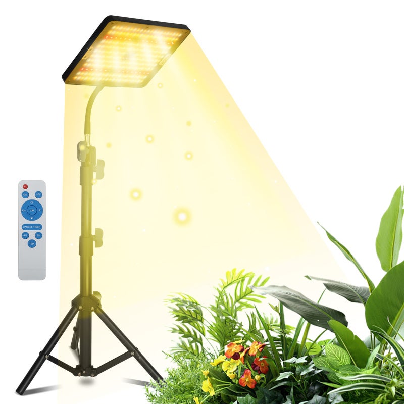 Pełnospektralna lampa do uprawy roślin, elastyczna 360° z regulowanym ramieniem