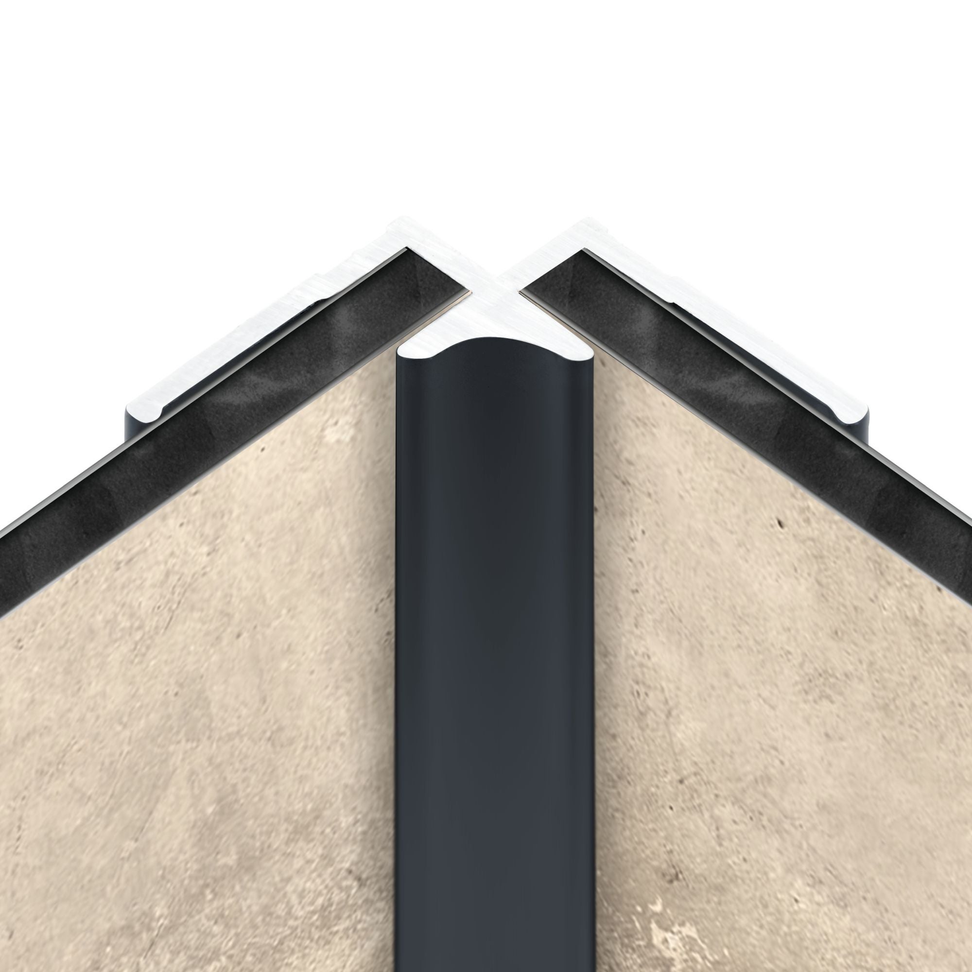 Schulte profilé d'angle intérieur, H.255 x l.2,3 cm, pour panneau mural de douche, DécoDesign, aluminium,&nbsp;anthracite - 5