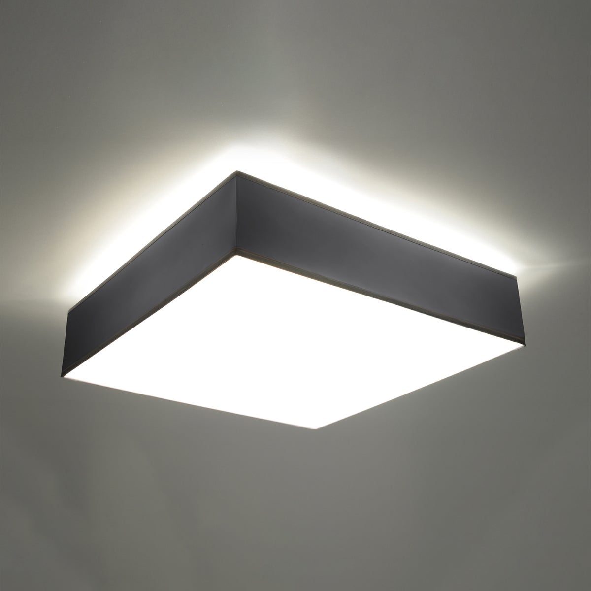 Plafon CARE 55 szary LED 3000K - 55x55x11cm Sollux