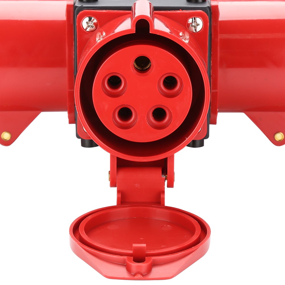 Coffret de Chantier Monophase Repartiteur de Courant Mural Coffret Electrique de Chantier 3 x CEE 400V / 32A Steckdose 5P - 7