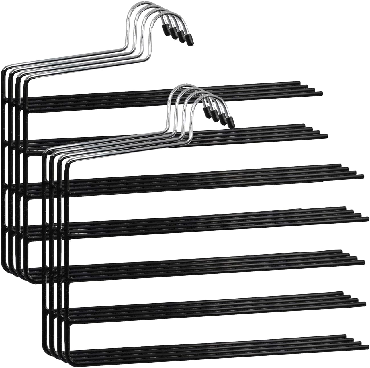Lot De 10 Cintres Noirs Pour Sandales/tongs - En Plastique - Dimensions 10x7.8 Cm - Pour Rangement Ou étalage En Magasin