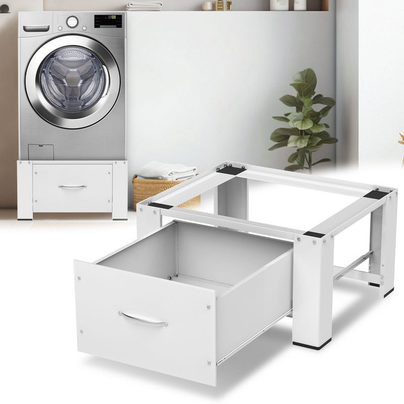 SUONTY Mensola per lavatrice, scaffale da bagno, 3 ripiani, salvaspazio, multifunzionale, resistente, pensile, colore: bianco SUONTY Mensola per lavatrice, scaffale da bagno, 3 ripiani, salvaspazio, multifunzionale, resistente, pensile, colore: bianco