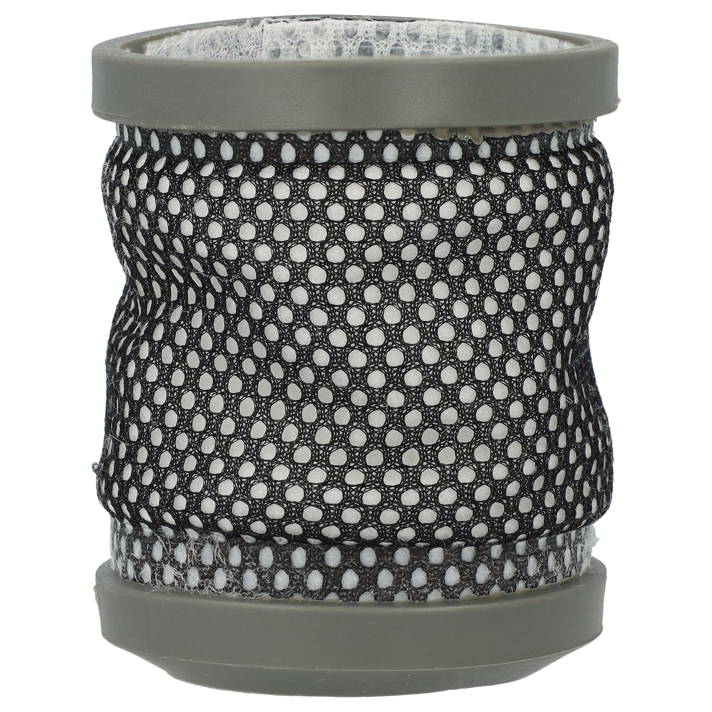 vhbw 1x Filtre remplacement pour Dirt Devil 0698002 pour aspirateur - filtre de sortie d'air, gris / noir / blanc - 2
