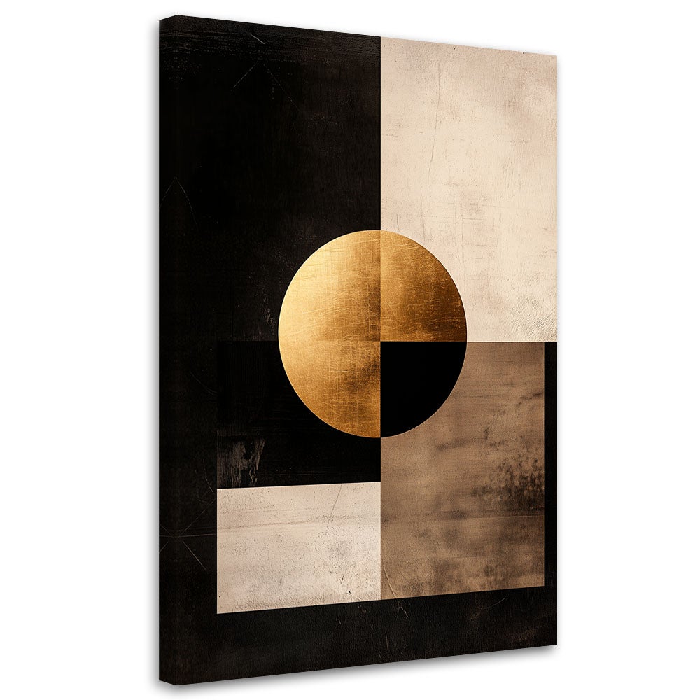 Obraz na płótnie, Koło Abstrakcja Glamour 80x120