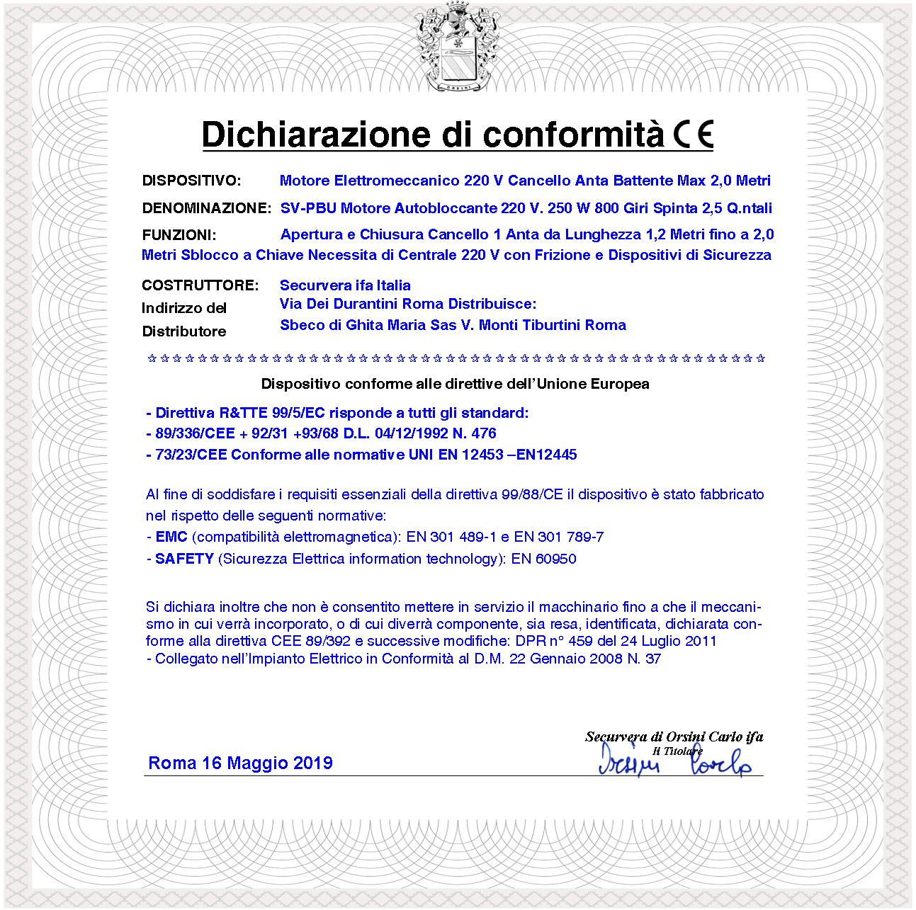 Motori Elettromeccanici Stelo Retrattile Corsa 300 mm 230 V Per Cancello Battente 4 Metri 2 Ante da 2 MT Spinta 250 Kg Sblocco a Chiave Ricambio Unive - 4
