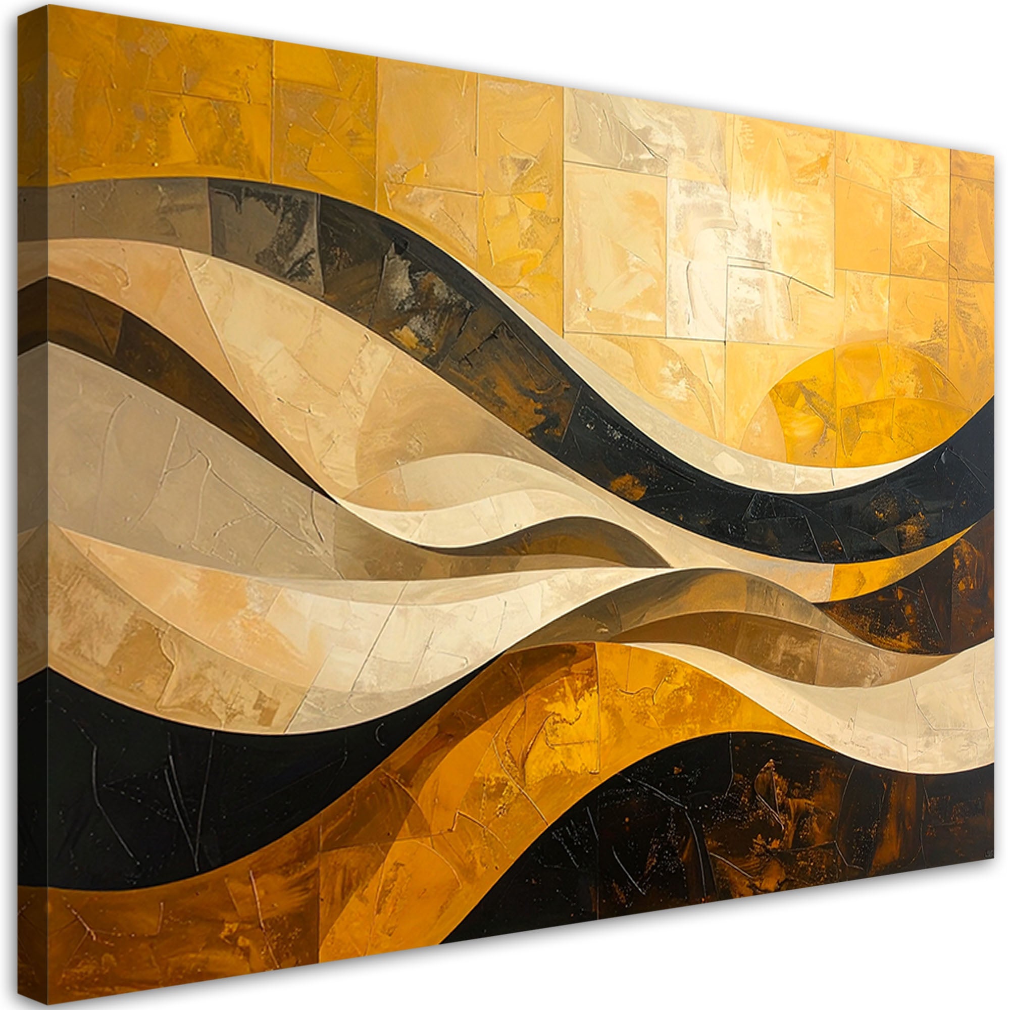 Tableau Impression Sur Toile 140x50cm – Abstraction Industrielle, Déco Murale Moderne – ARTTOR