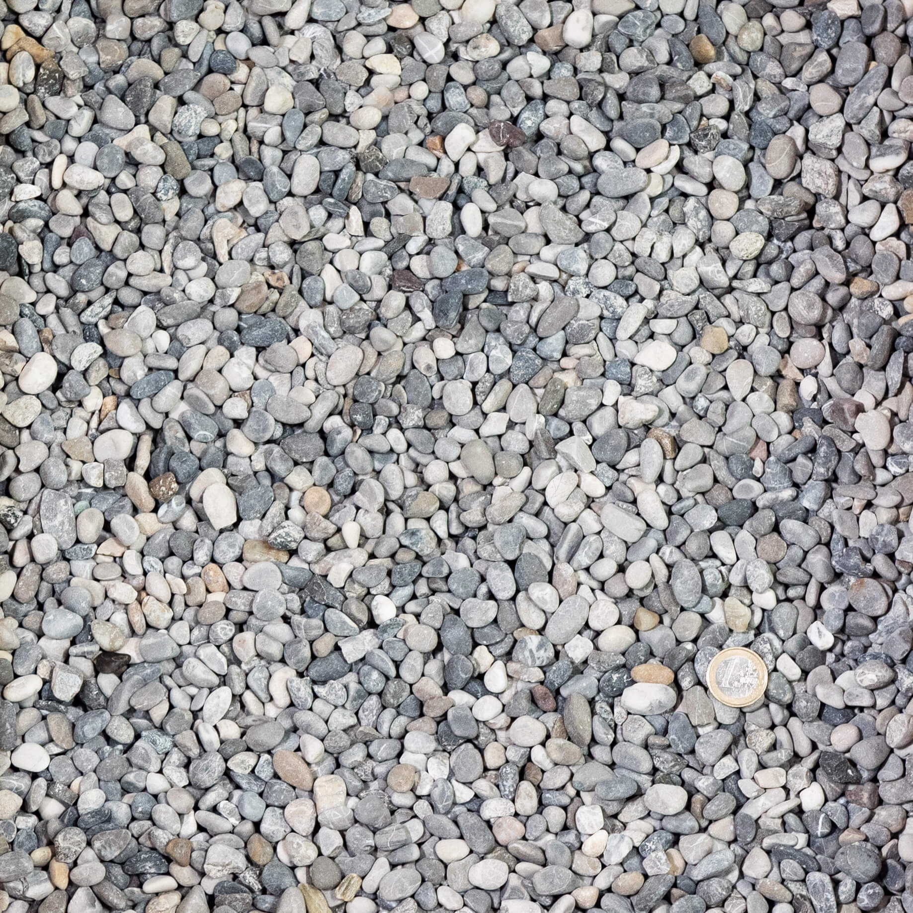 Galet Gris des Alpes 8-12 mm - Lot de 45 sacs de 20 kg (18 m²) - RO'MA NATURE - 2