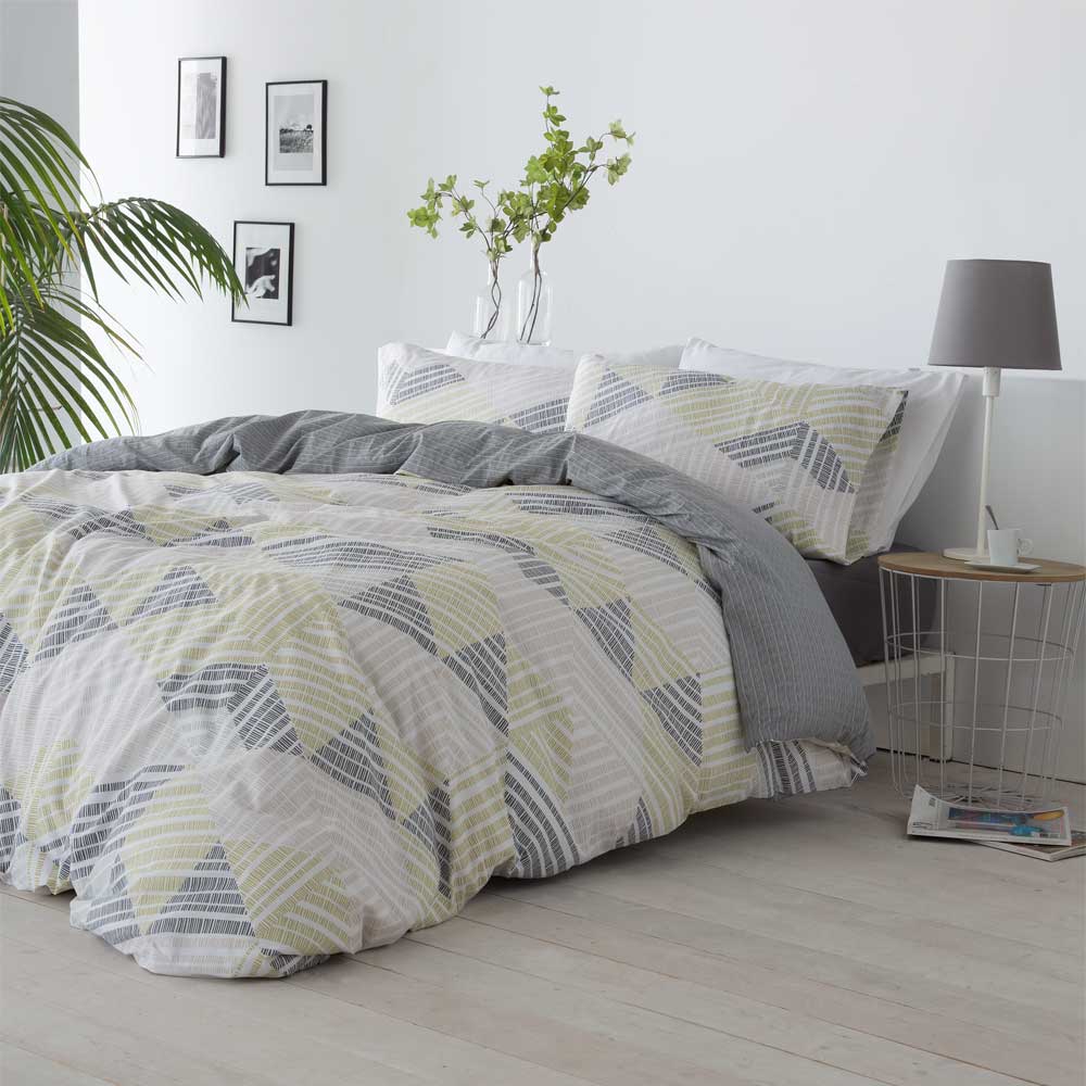 Cotton artean - funda nórdica reversible rodiles microfibra gris 290x220 cama de 200