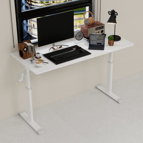 Scrivania per computer mobile ad altezza regolabile per piccoli spazi per scrivere con ruote angolo casa ufficio studio camere da letto portatile dimensioni lavoro tavolo da gioco 80 cm, bianco C Scrivania per computer mobile ad altezza regolabile per piccoli spazi per scrivere con ruote angolo casa ufficio studio camere da letto portatile dimensioni lavoro tavolo da gioco 80 cm, bianco C