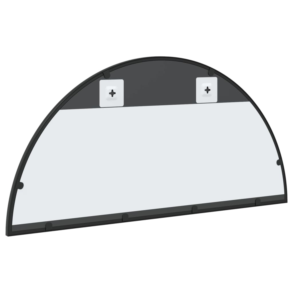 Miroir mural，Miroir Entrée Maison Salle de Bain，Décoration Miroir noir 80x40 cm arche fer576870 - 5