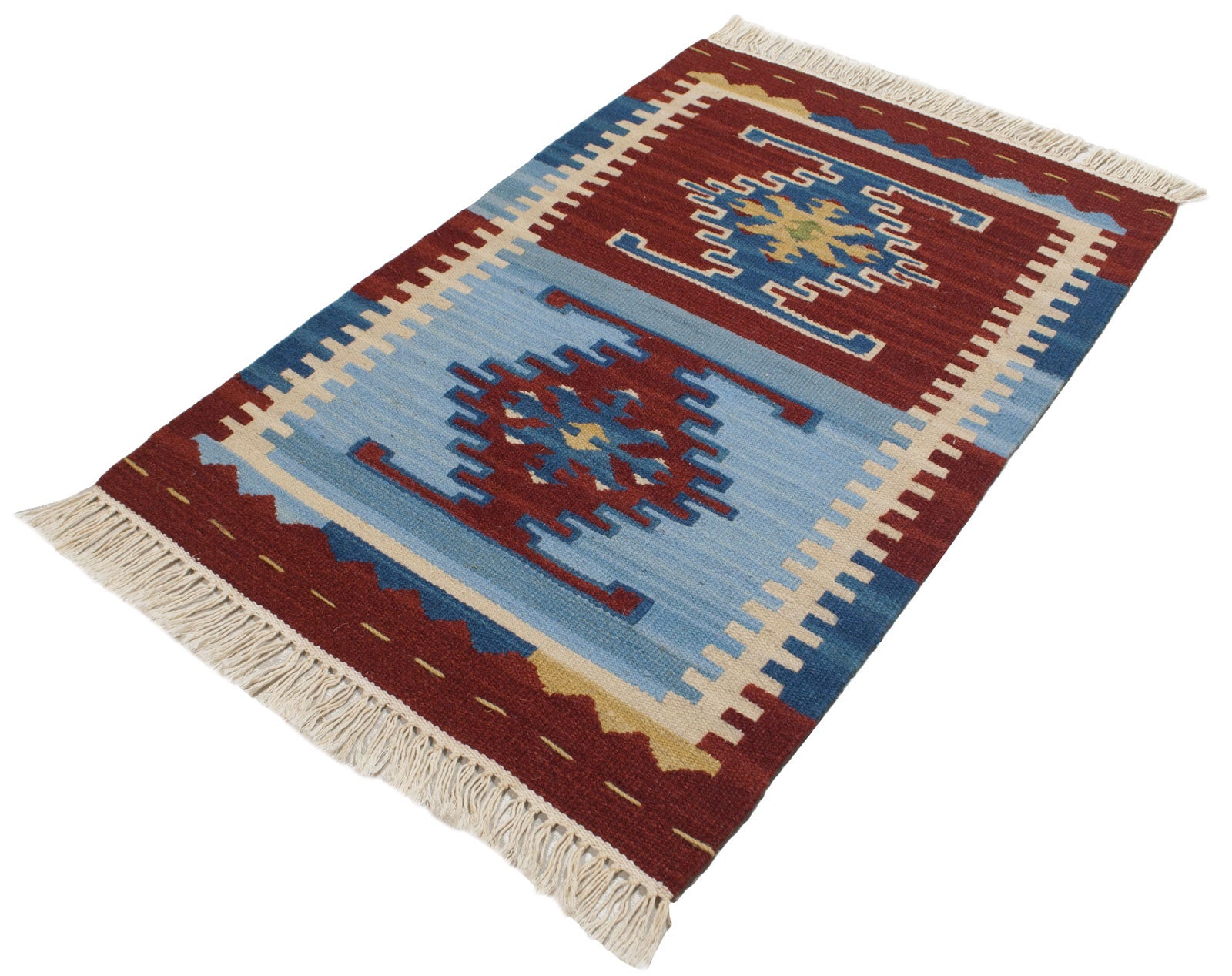 Oryginalny kilim, wełna i bawełna (80x50 cm), okazja - Galleria Farah1970 - #