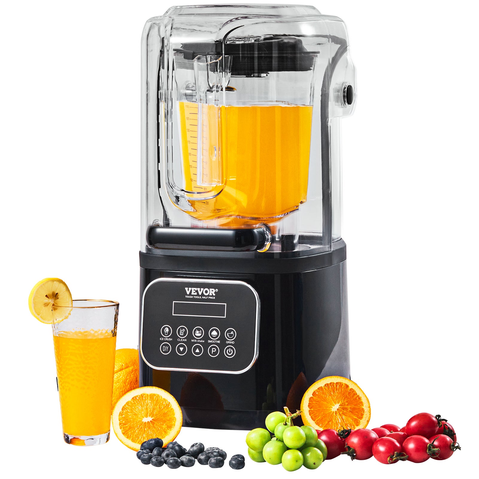 Profesjonalny blender, komercyjny mikser stojący, 2 l, koktajle, shake'i VEVOR