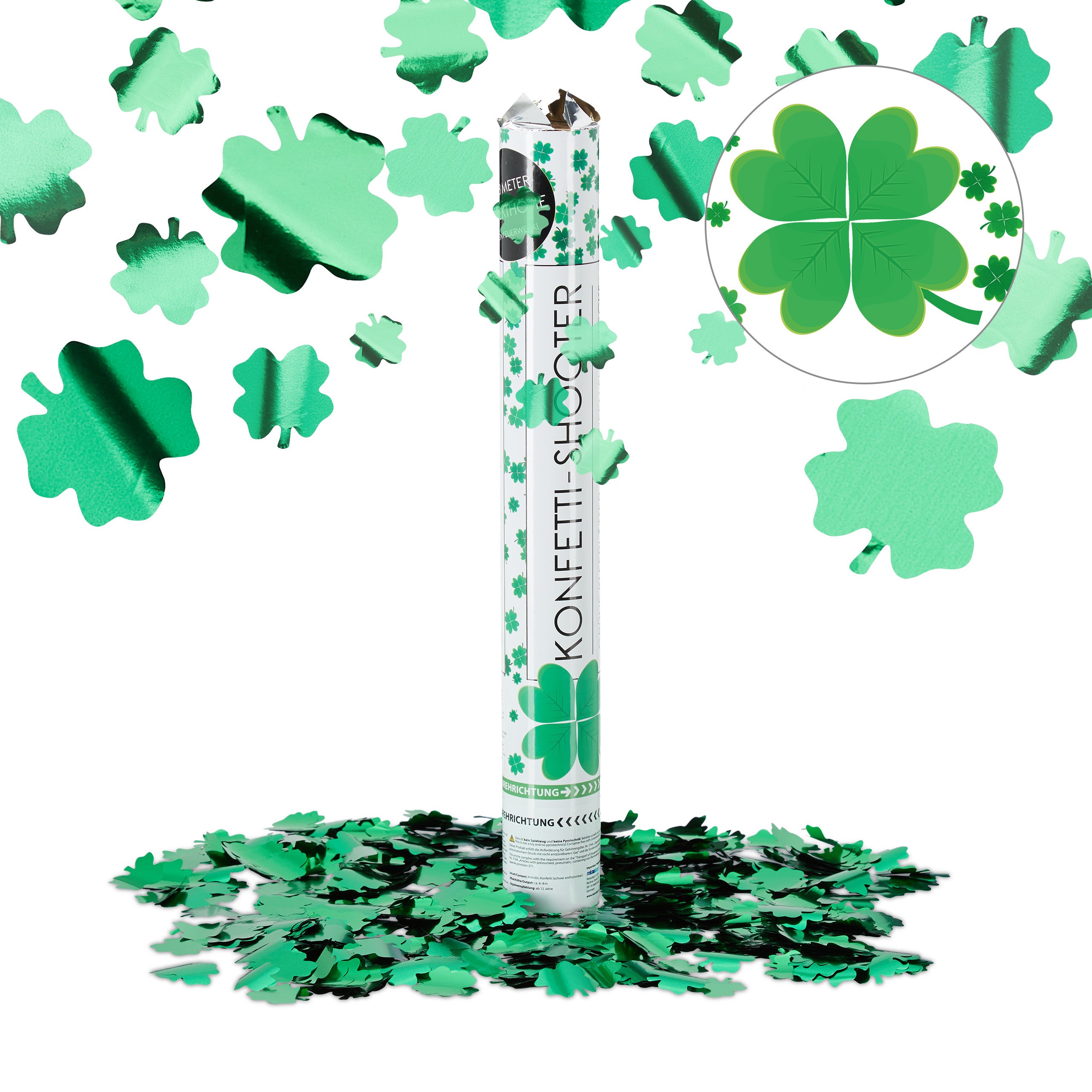 Lot De 160 Autocollants Trèfles Pailletés - Caoutchouc Mousse, 3 Tailles, Pour Saint Patrick, Décoration Fête - 12