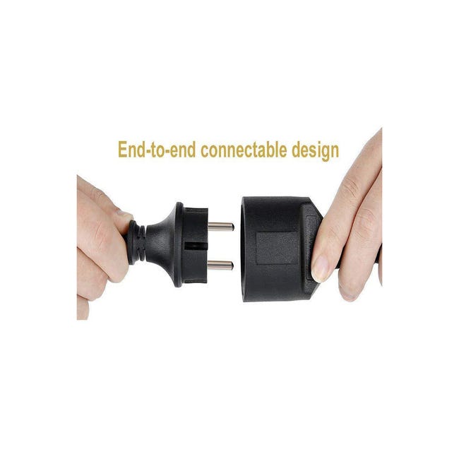 B>CORDONIERA</b> LUCI 10MT <b>10 PORTALAMPADE E27 BIANCA ALLUNGABILE</b