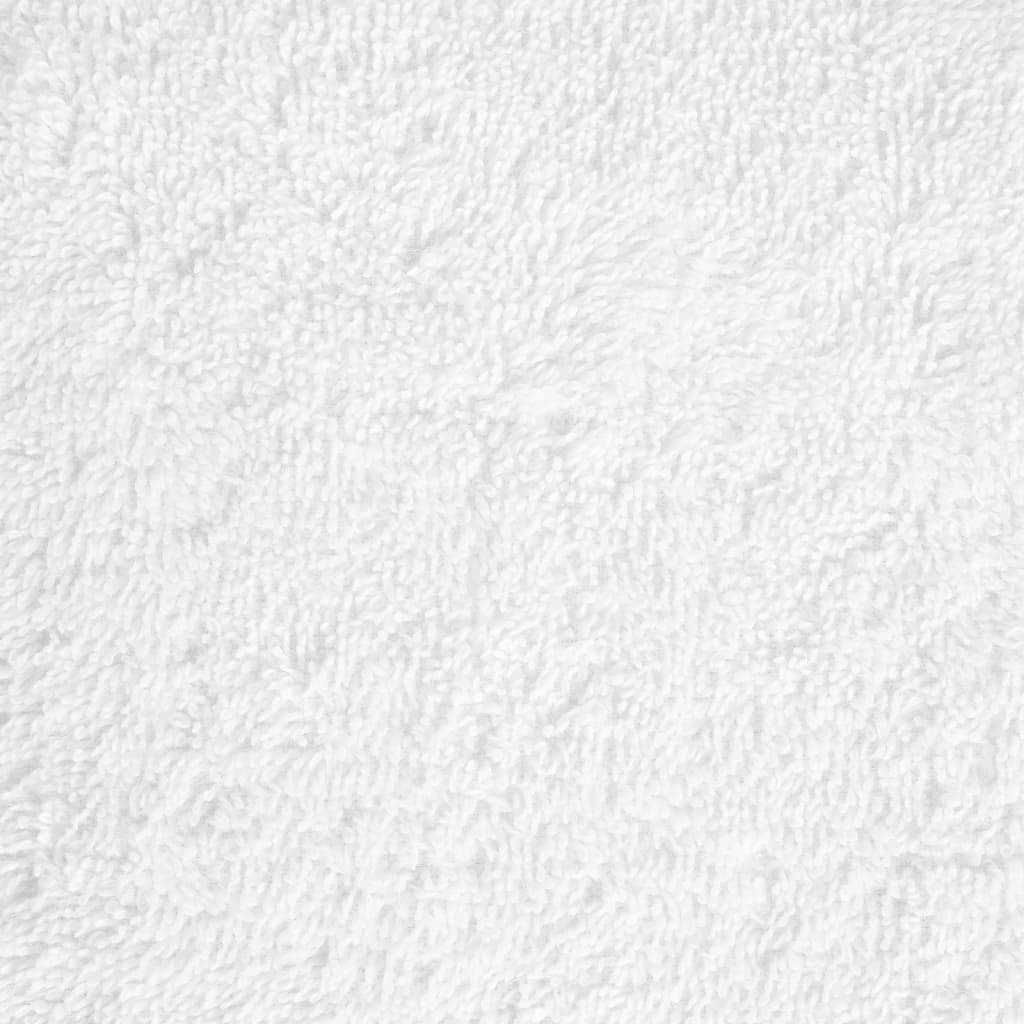 Asciugamani per sauna Premium SOLUND 10 pezzi Bianco 80x200 cm 600 g/m² vidaXL - 5