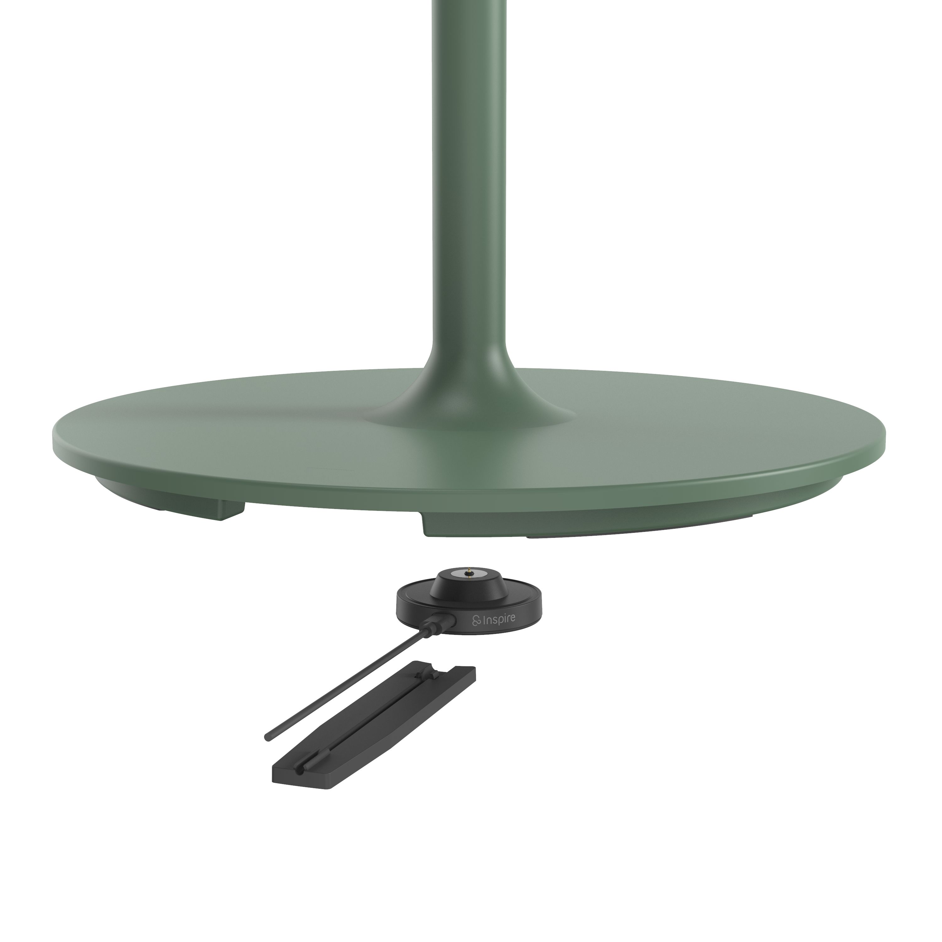 Lampada da terra per esterni a LED o lampada a sospensione, 2000 lumen, verde Luno INSPIRE - 5