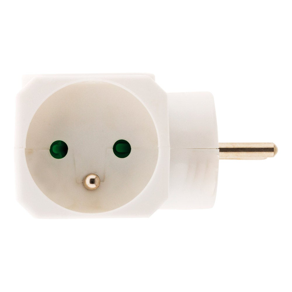Multiprise triplite 2x16A + 1x6A latérale - Zenitech - 5