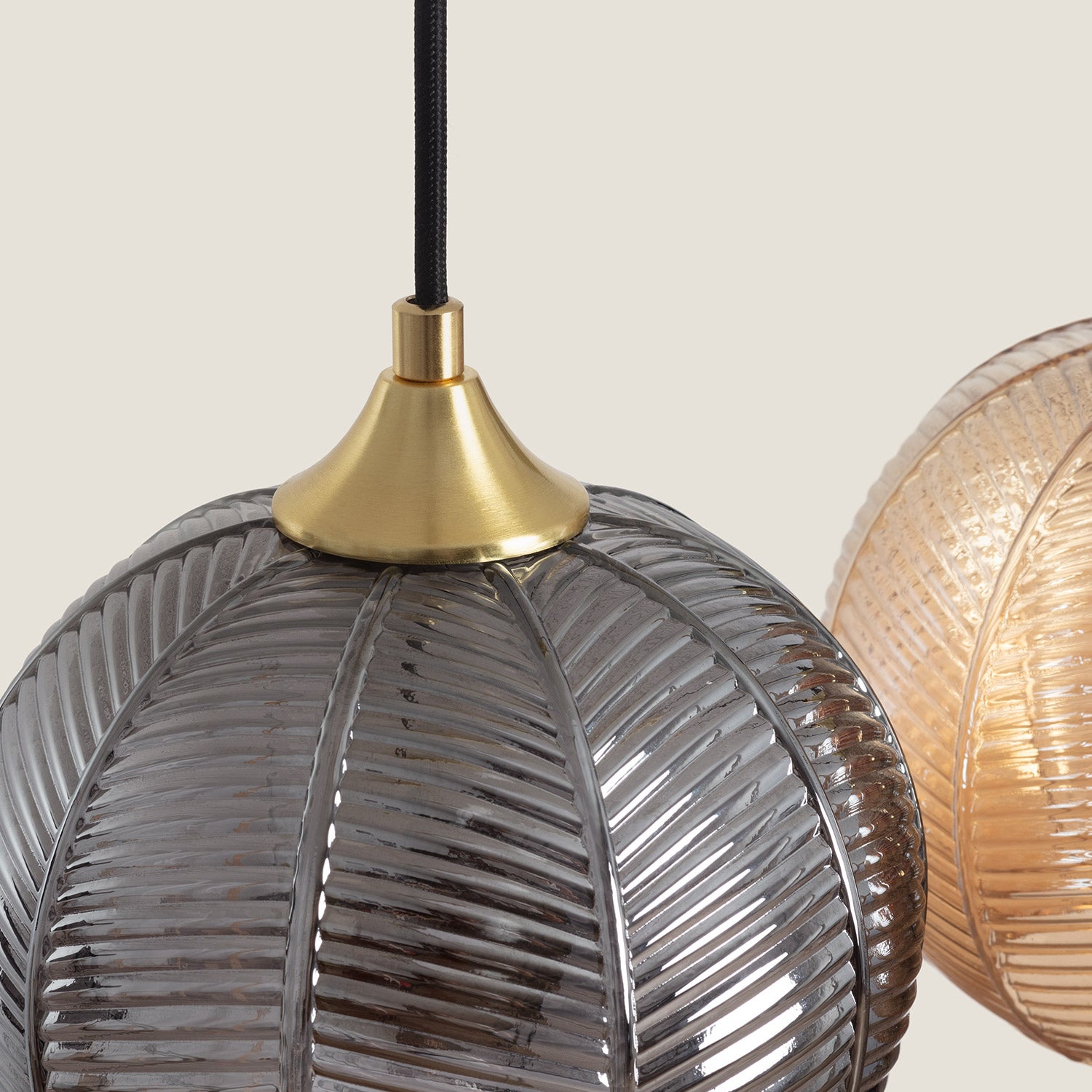 - Lámpara Colgante Cristal Big Klimt | Diseño Clásico y Elegante | Compatible con E27 hasta 20W | Para Salón Dormitorio Multicolor - 3
