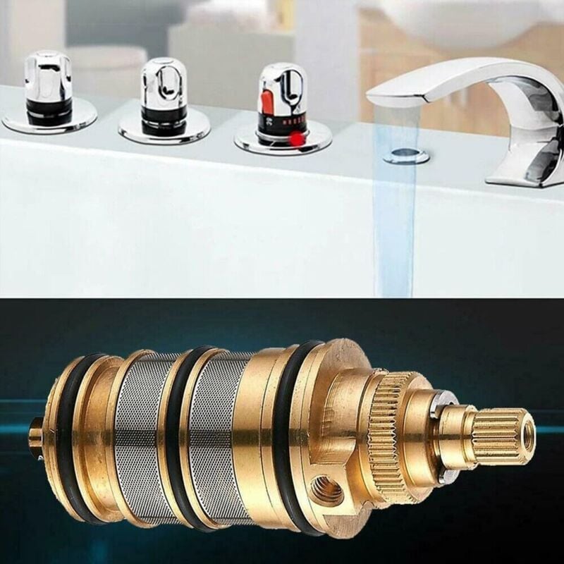 Kit de réparation en laiton avec cartouche thermostatique - pour mitigeur de douche - 3