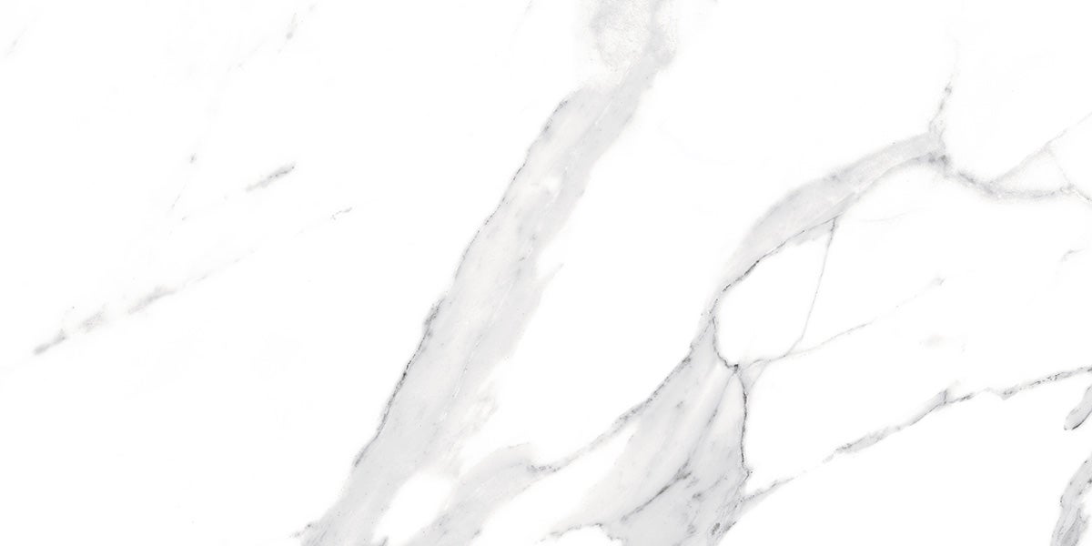 Carrelage rectifié pour sol ou mur intérieur 60 cm x 120 cm - Swiss White Grey - 7