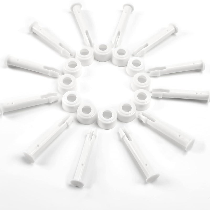 12 sztuk plastikowych kołków, części zamienne do basenów Intex, plastikowy kołek do basenów, do większości basenów stelażowych (5,5 cm)
