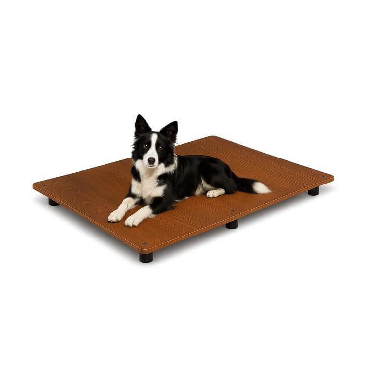Lit pour Chien en Bois “Renforcé” MADE IN ITALY Mod. C - Setter Taille ...