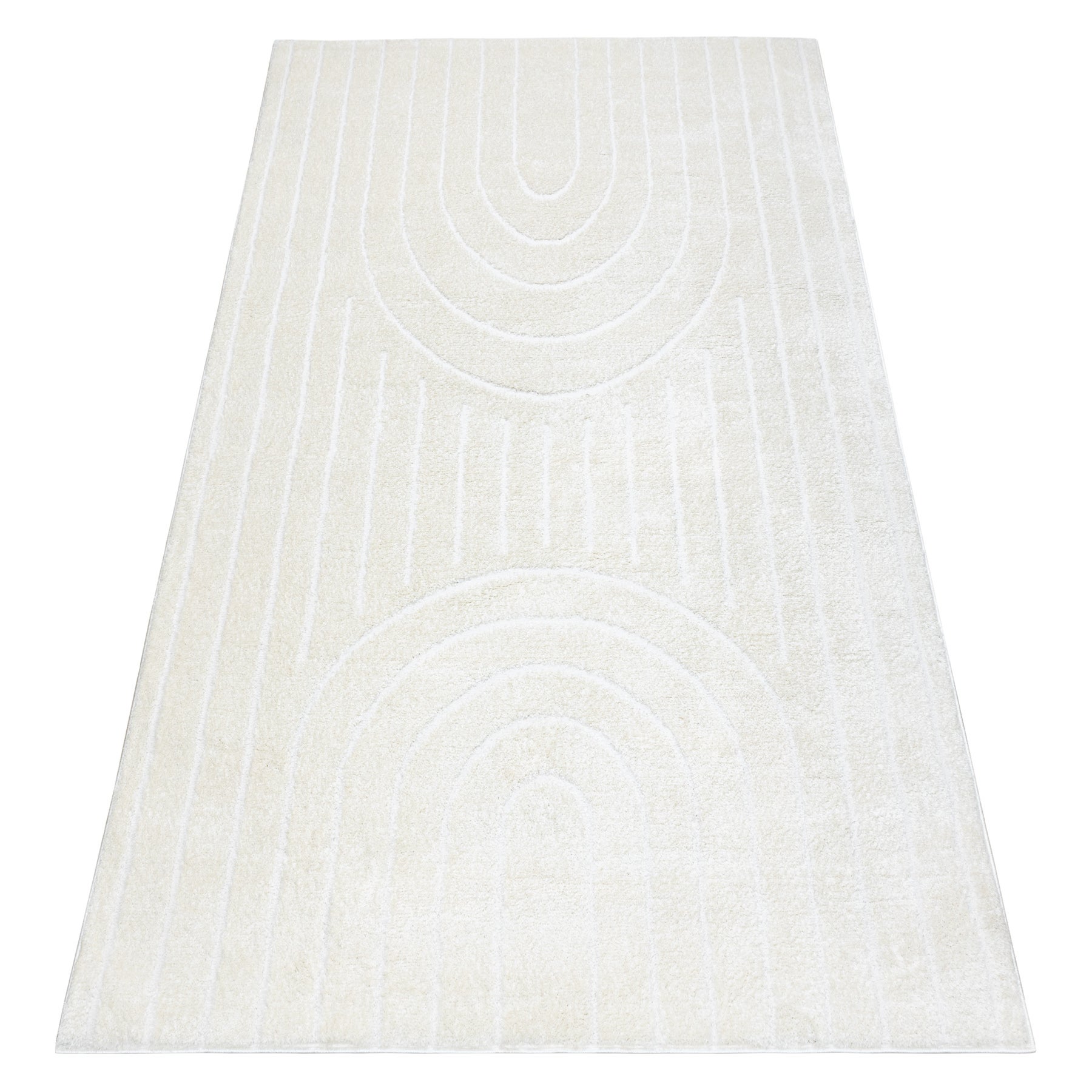 Dywan MODE 8494 geometryczny krem 80x150 cm