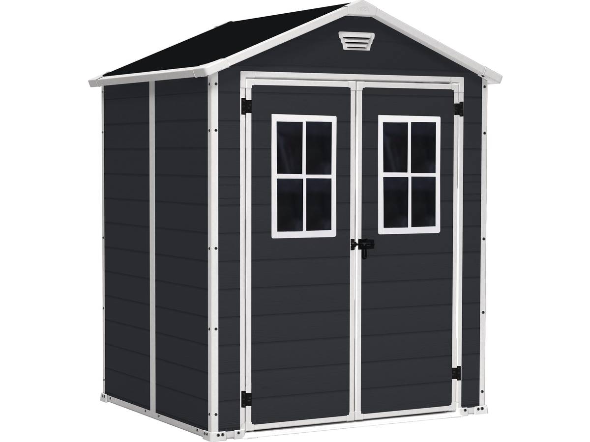 Szopa ogrodowa Keter z żywicy PCV z oknami 185x152x226cm Manor 6x5