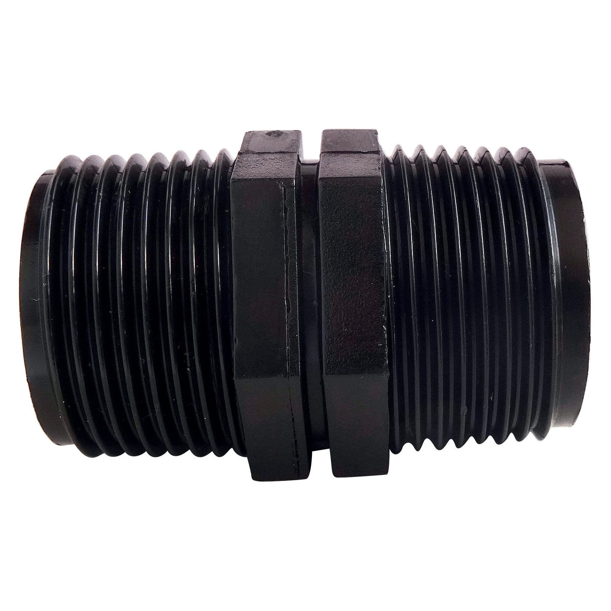 Raccord plast MM20/27 à visser pour raccorder 2 tuyaux d'alimentation 20/27 - 2