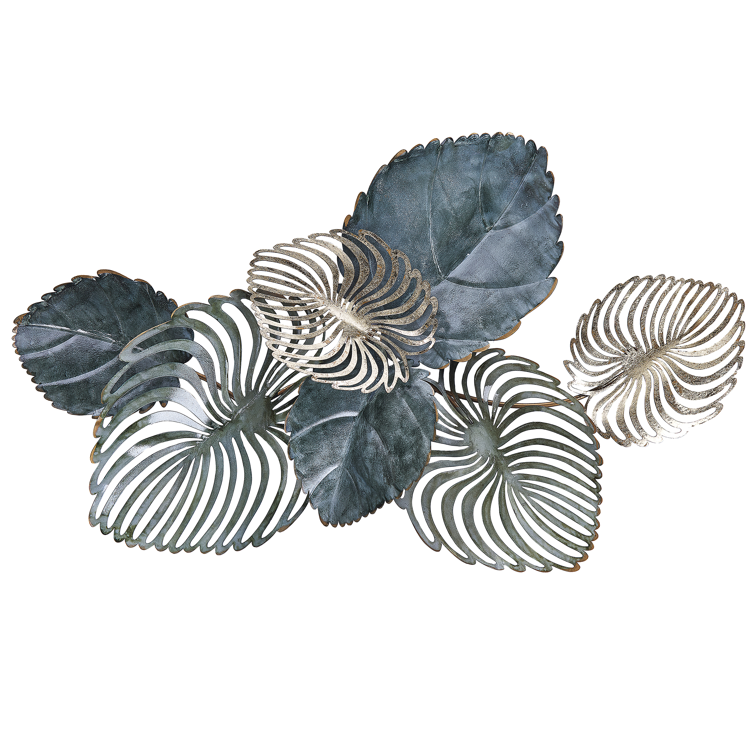 Decorațiune de perete Frunză MAGNESIUM Metal 55 cm Auriu