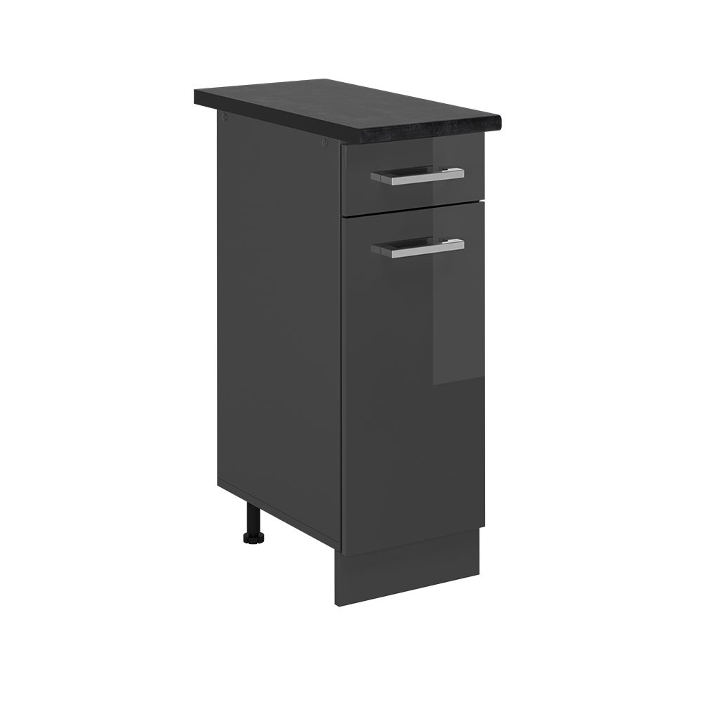 Vicco Szafka dolna do kuchni R-Line, Antracyt wysoki połysk, 30 cm , BP Antracyt