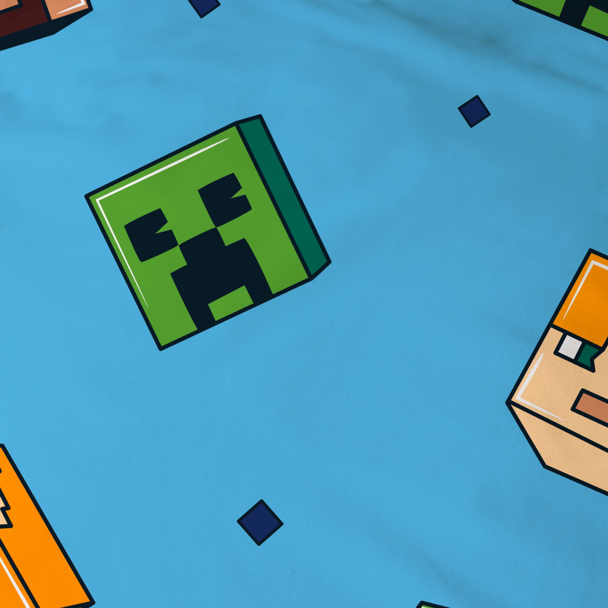 Parure de lit imprimée 100% coton, MINECRAFT UPDATE - 6