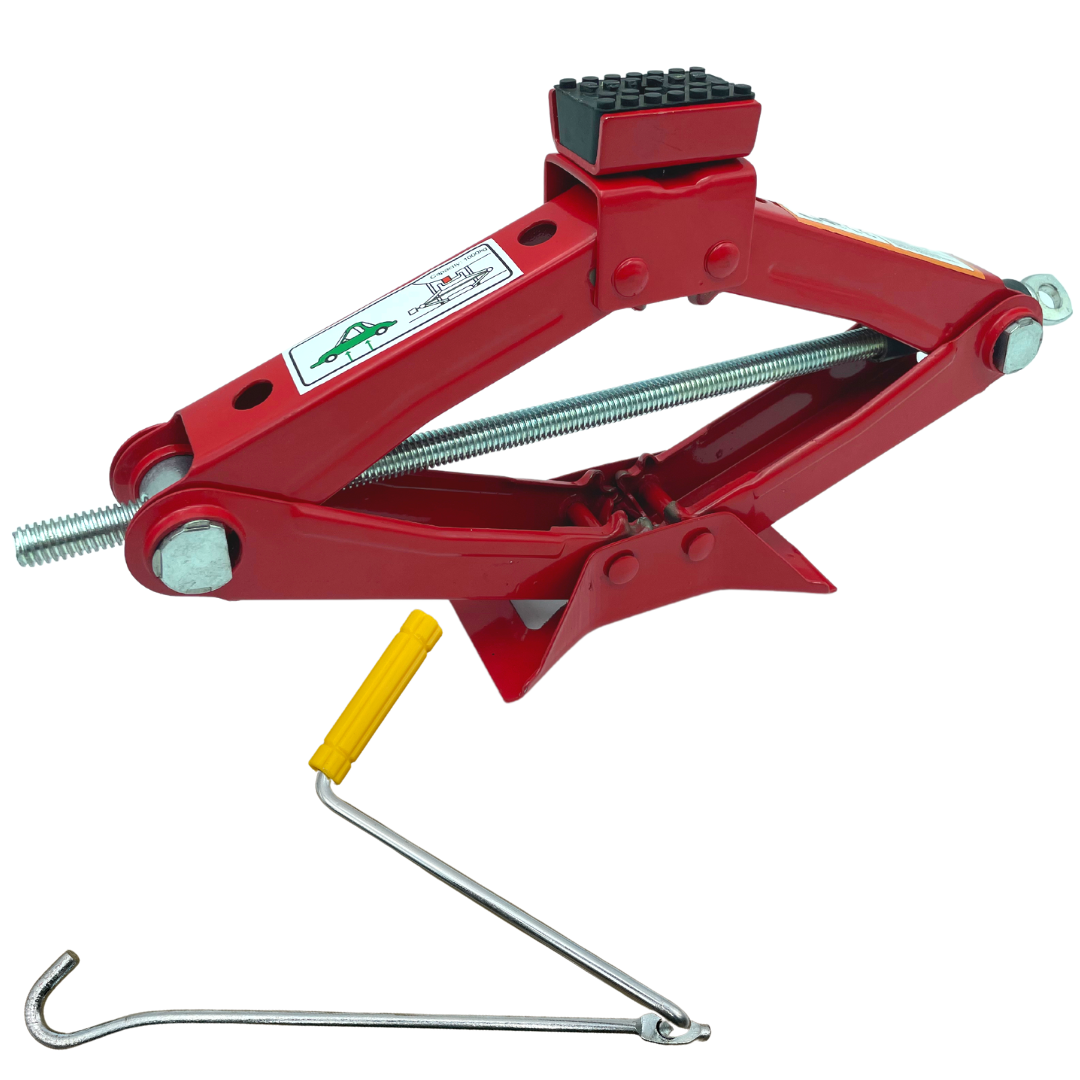 COMPATIBILE CON MERCEDES CLA 5P CRIC A PANTOGRAFO PER AUTO CON ASTA GIREVOLE CRICK PER SOLLEVAMENTO GOMME PNEUMATICI CON MANIGLIA E BASE IN ACCIAIO FINO A 2 TONNELLATE