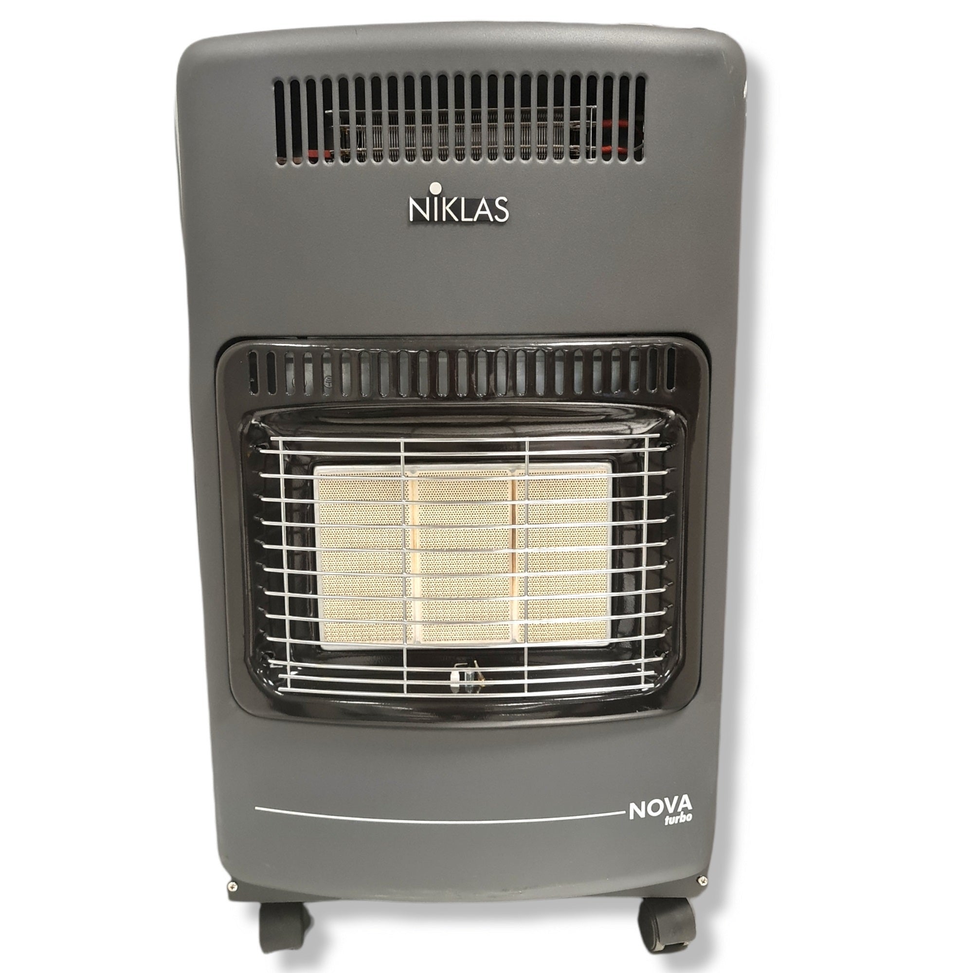 Stufa a gas infrarossi termoventilata nova turbo