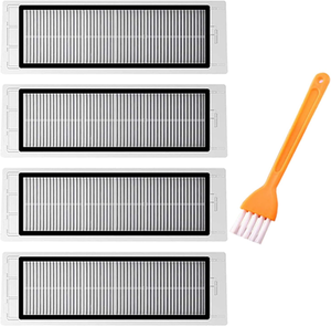 Kit Ricambio Aspirapolvere Xiaomi Roborock - Spazzola Principale, 4 Spazzole Laterali, 4 Filtri, Spazzola Pulizia - Compatibile S5, S6, S5 Max, S6 MaxV, S50, S55 E Altri - 2