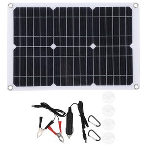 Kit Panneau Solaire 10W + Contrôleur - Recharge Téléphone, Camping, Voyage - Silicium Monocristallin