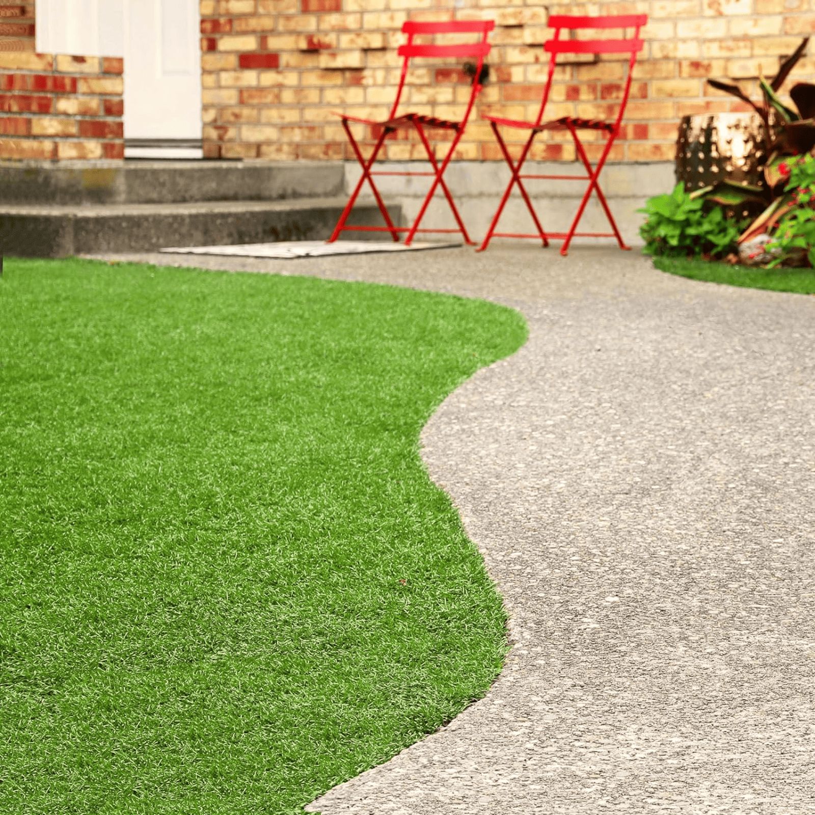 Prato Sintetico Decorspace 4 Sfumature - 10x2 Mt, 40 Mm, Per Esterni, Realistico E Calpestabile