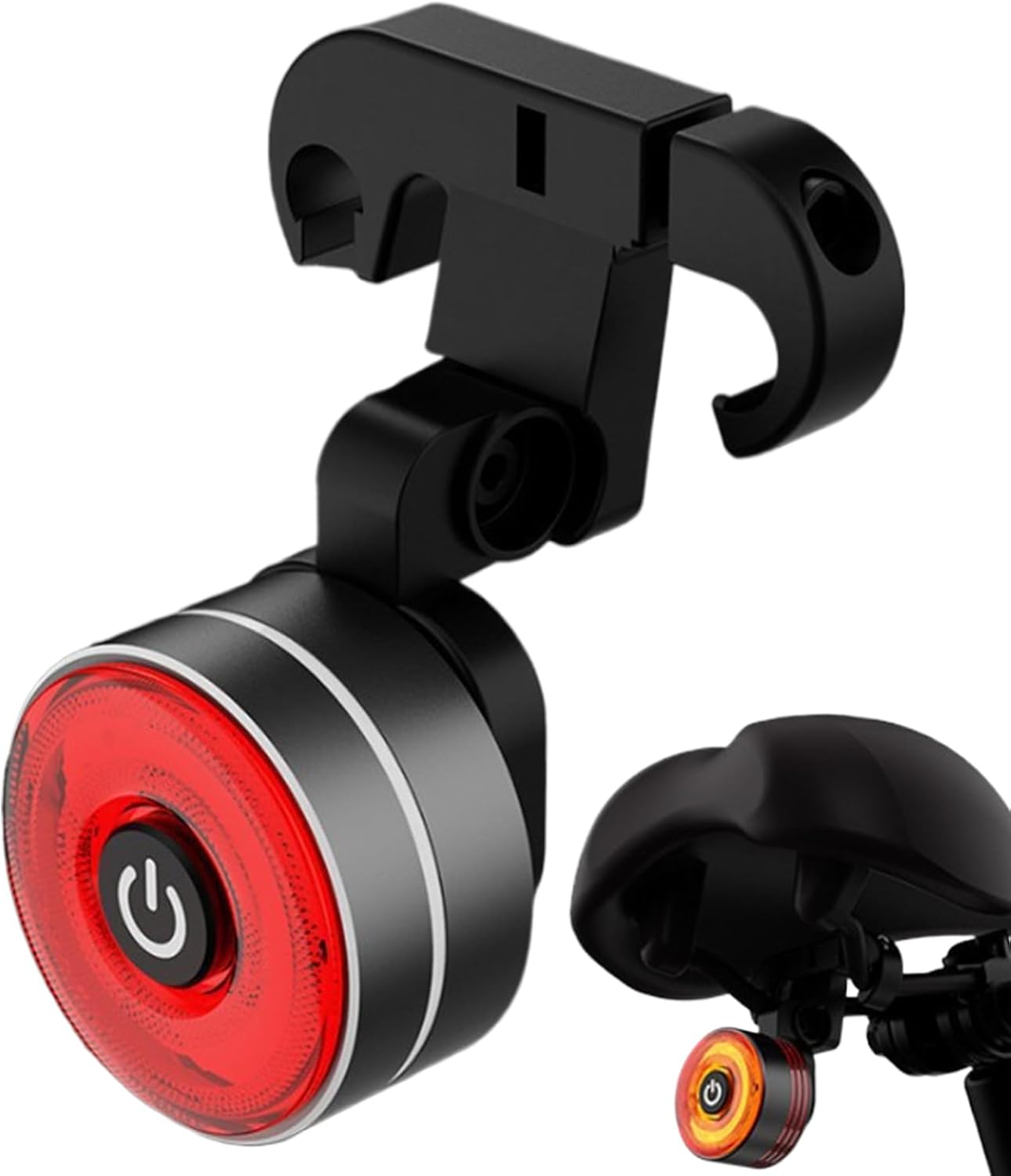 Feu Arrière Vélo LED Rechargeable USB – Étanche IPX7 – Intelligent Nuit – Neuf