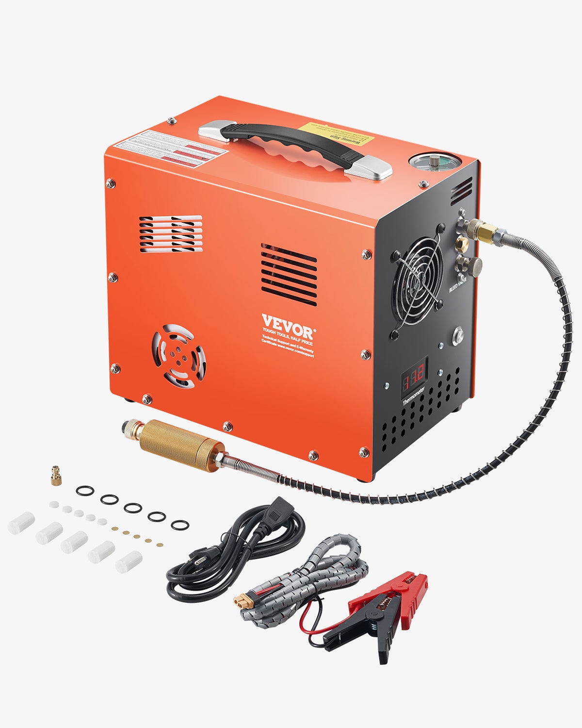 Kompresor powietrza PCP 4500PSI Kompresor do wiatrówek z automatycznym zatrzymywaniem Wbudowany konwerter VEVOR