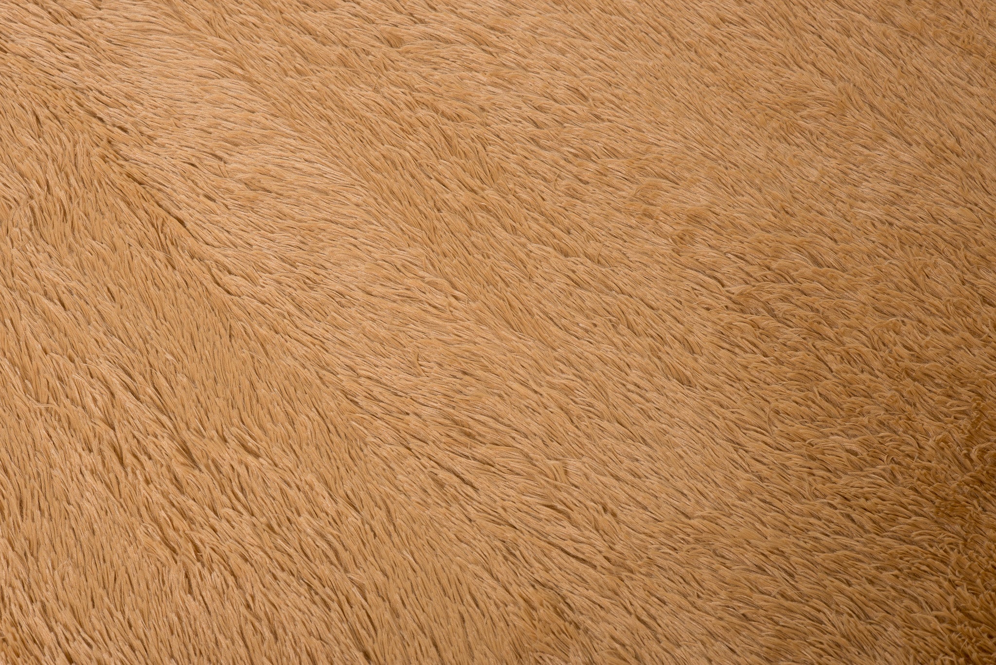 TAPISO Silk Tapis de Salon Chambre Antidérapant Bébé Moderne Beige Uni Shaggy Super Doux Doux 120 x 170 cm - 3