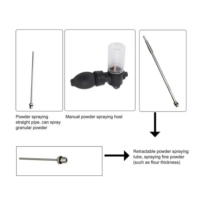 Spruzzatore Portatile Per Gel Coat – 6 Ugelli Da 2,5 A 6,2 Mm, Vaschetta 1000 Ml, In Alluminio, Per Resina, Gesso E Rivestimenti