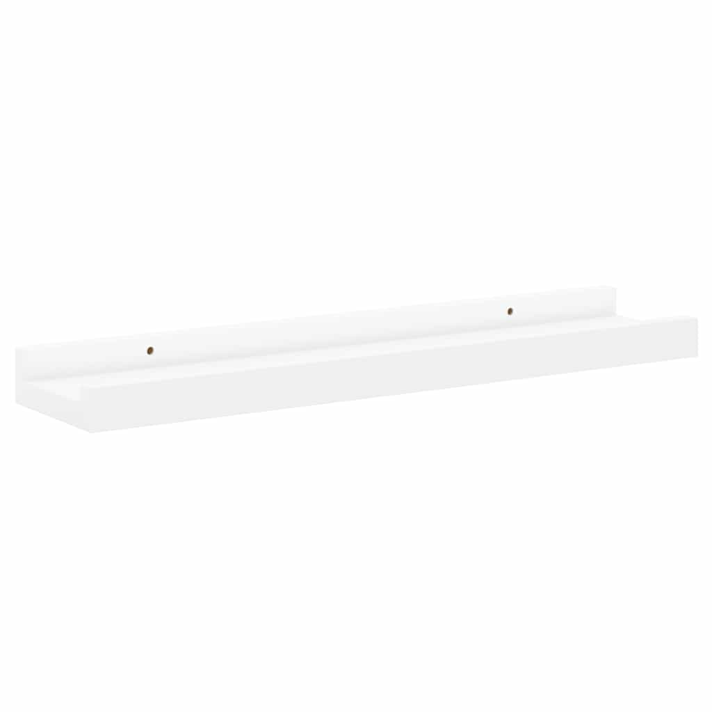 vidaXL Étagères murales 4 pcs Blanc 40x9x3 cm - 6